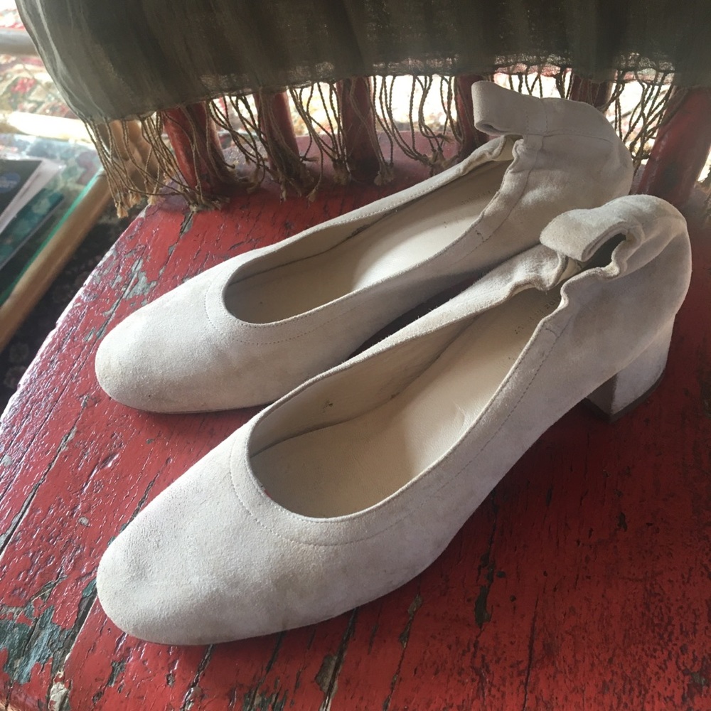 Everlane Nude Day Heel Suede